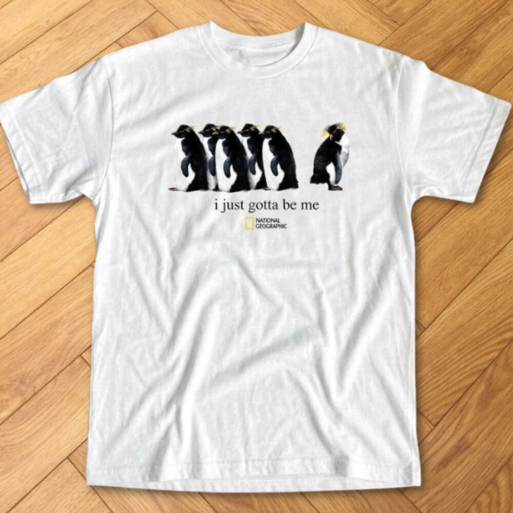 National Geographic Penguin T-Shirt Funny Animal